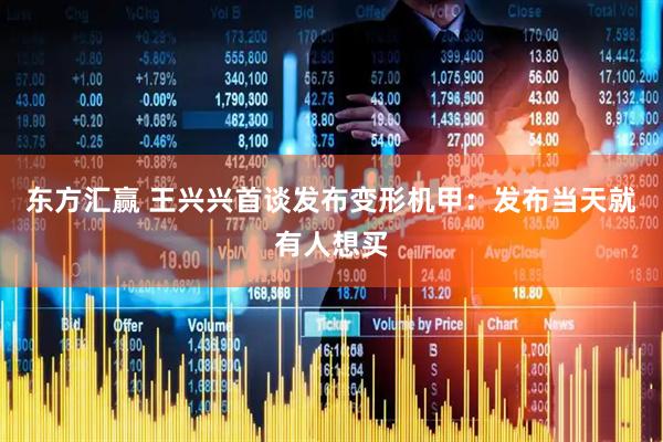 东方汇赢 王兴兴首谈发布变形机甲：发布当天就有人想买